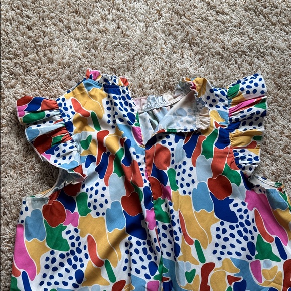 Vibrant Multicolor Casual Dress - Picture 8 of 9